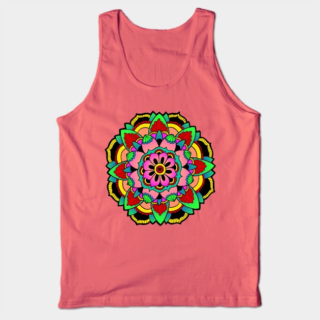 mandala Tank Top by TimPangburn